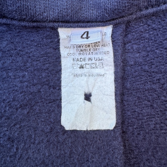 NWOT RTH Washed Cotton Fleece Drawstring Pants - Navy - XL (4) - Picture 5 of 7